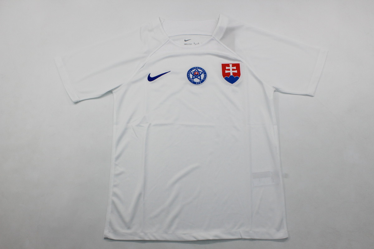 AAA Quality Slovakia 2024 Euro Away White Soccer Jersey